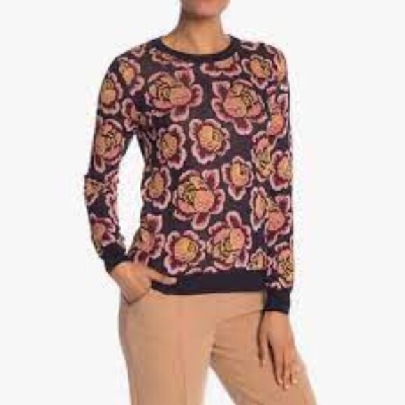 Catherine Malandrino Floral Sweater - Picture 1 of 5